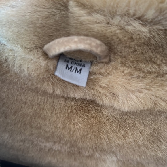 Beige Suede Sherpa jacket - Picture 8 of 8